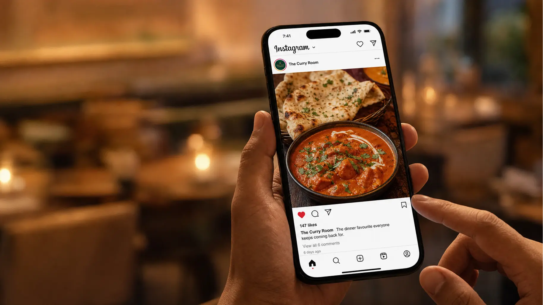 Instagram post preview