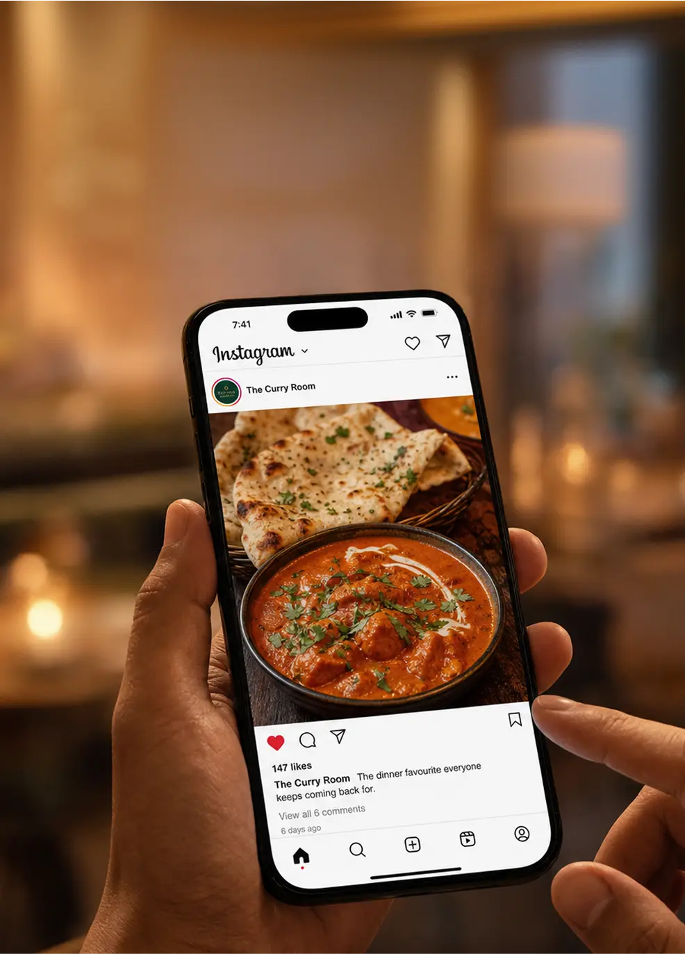 Instagram post preview