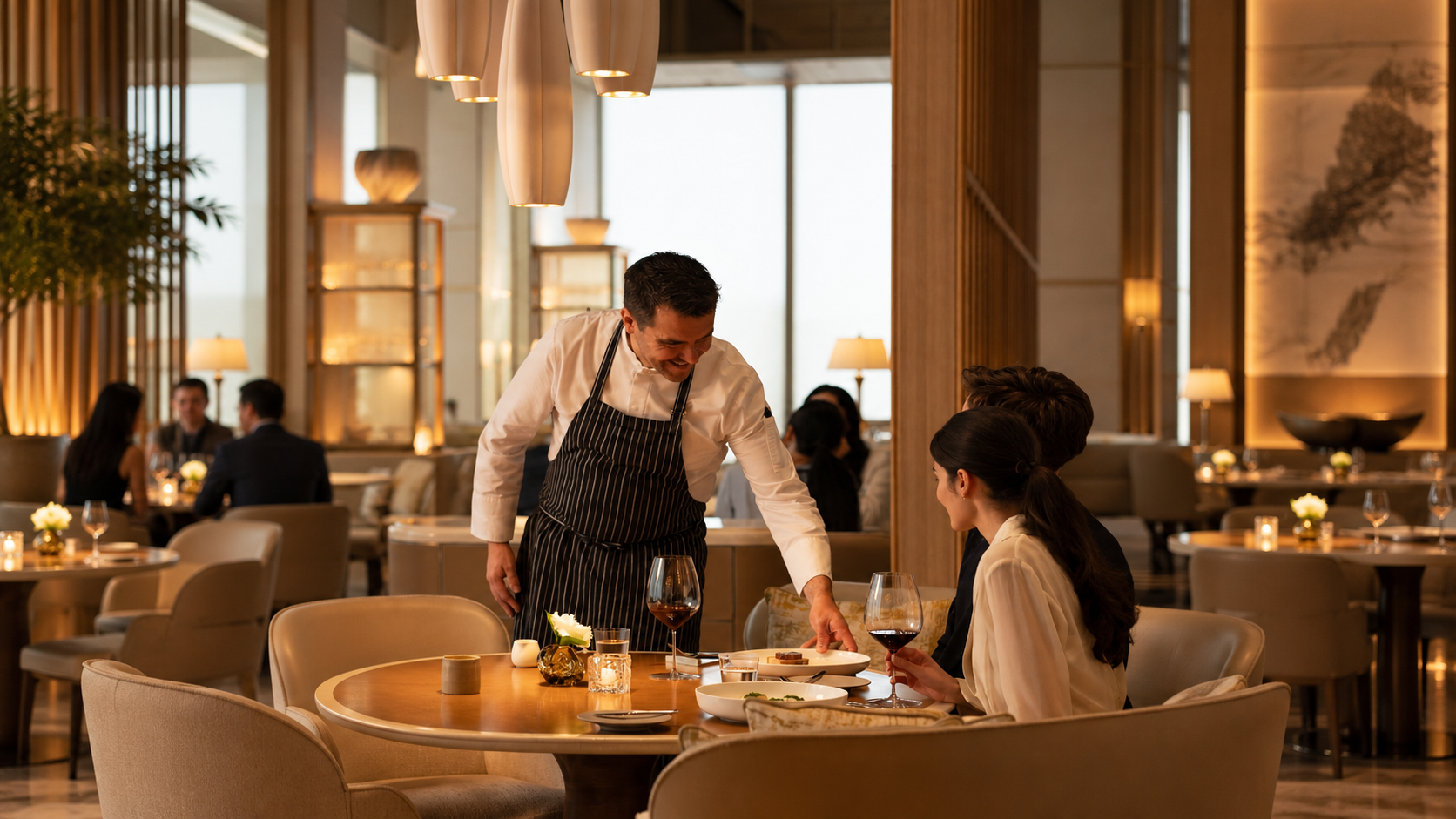 restaurant chef, recomending best seller with amello 