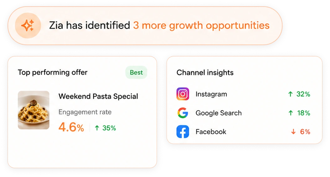 Zia identified growth opportunities